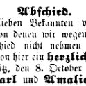 1863-10-08 Kl Abschied